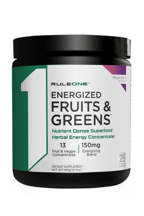Rule 1 Energised Fruits and Greens 25 Serves